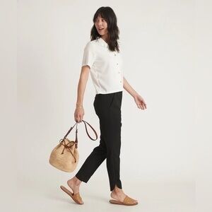 Marine Layer | Women’s Re-Spun Allison Pants | Black Size S Style 10005